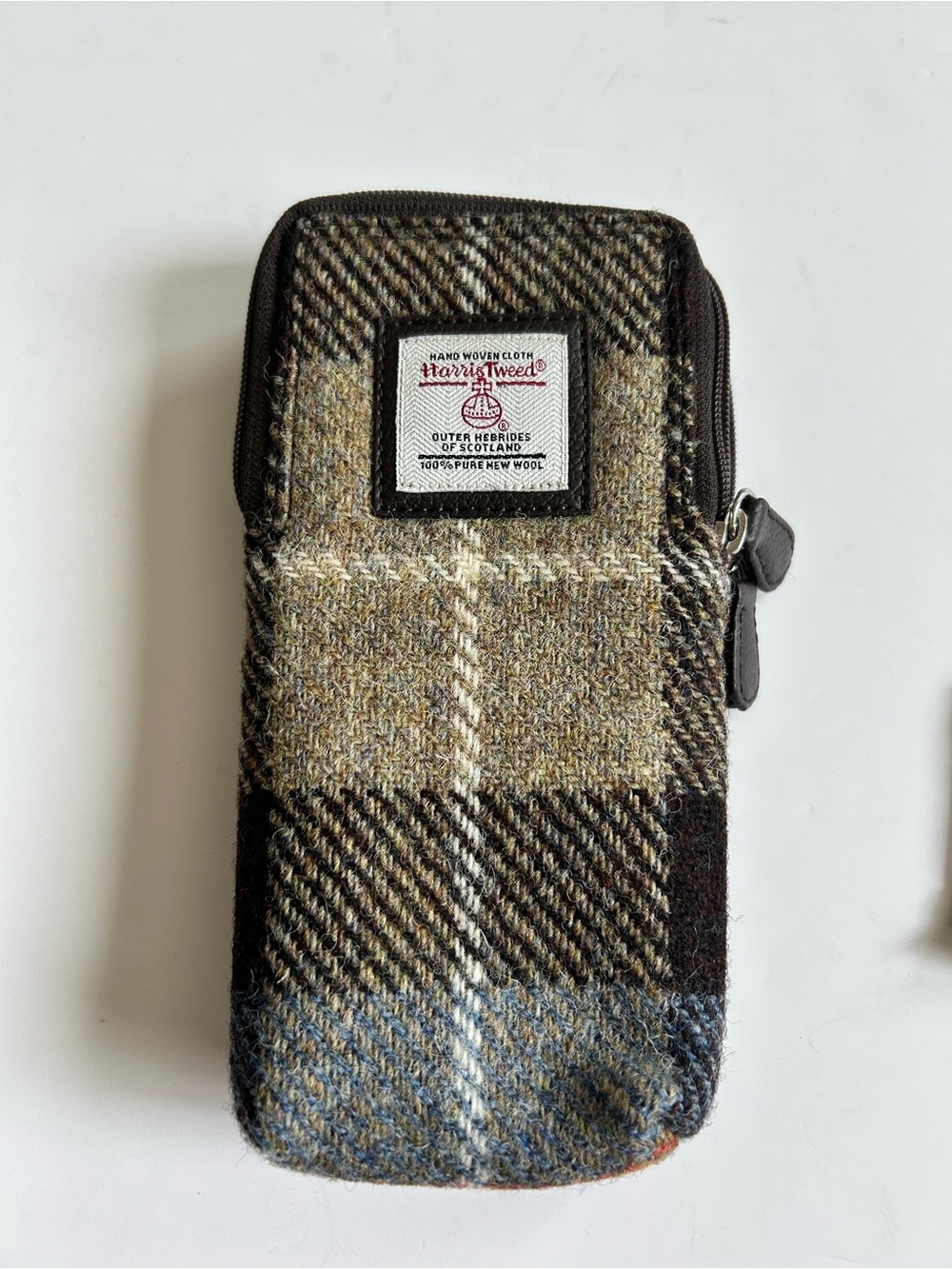 Handcrafted Harris Tweed Double Glasses Pouch